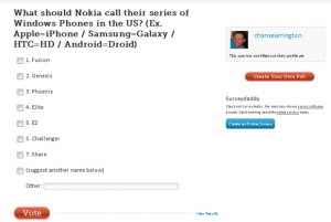 Sondaggio Nokia North America