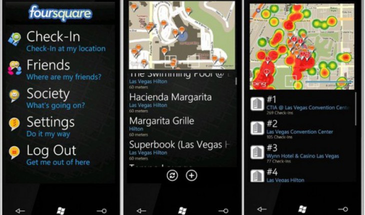 4square per Windows Phone