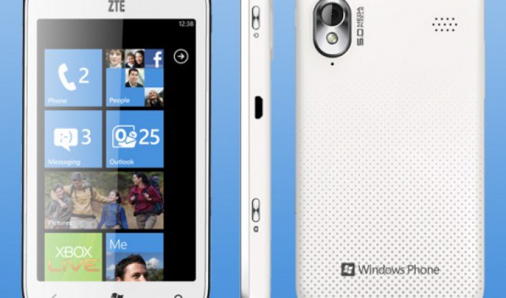 ZTE si butta nel mondo Windows Phone con Tania