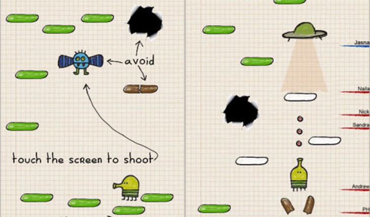 Doodle Jump, il celeberrimo quanto semplice gioco, anche su Windows Phone!