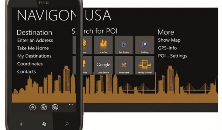 Navigon, il celebre navigatore GPS, in arrivo ufficialmente sui Windows Phone