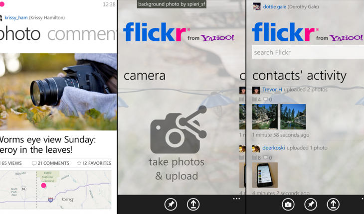Flickr, l’app del sito di condivisione fotografica, si aggiorna per Mango