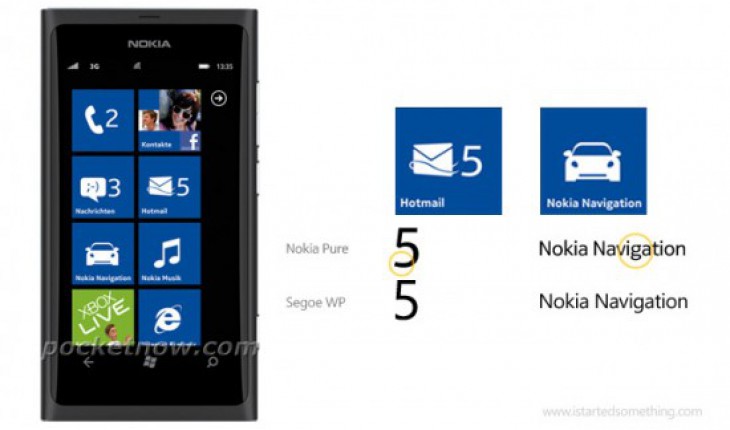 Font Nokia Pure su Windows Phone