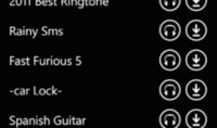 Free Ringtones, migliaia di suonerie gratis per il tuo Windows Phone!