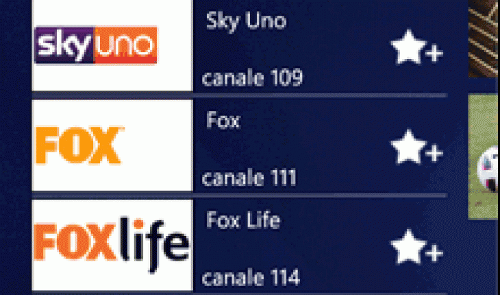 Sky Guida TV, l’app per consultare la programmazioni e programmare la registrazione su MySky