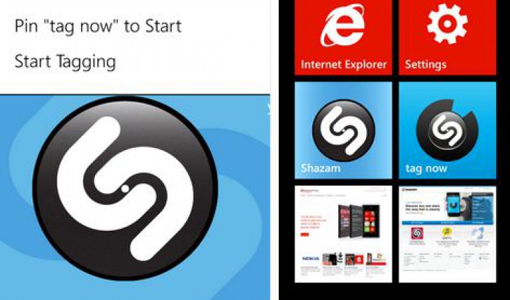 Shazam si aggiorna a Mango e permette di aggiungere un tile rapido per il tag delle canzoni