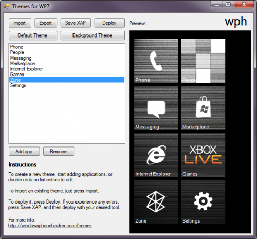 Themes for Windows Phone