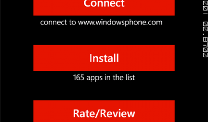 Reinstaller, reinstalla in un click tutte le applicazioni dopo un reset del tuo Windows Phone