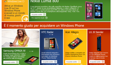 “Acquista un nuovo Windows Phone”, il nuovo mini sito di Microsoft Italia