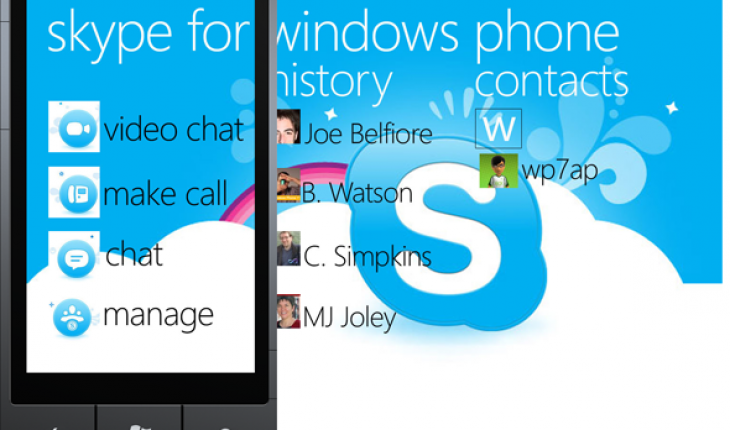 Skype per Windows Phone, in arrivo sul Marketplace in versione Beta