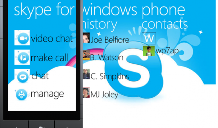 [MWC 2012] Skype per Windows Phone Beta è ufficialmente disponibile sul marketplace!