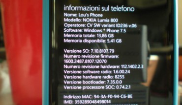 [Tutorial] Come aggiornare manualmente il Nokia Lumia 800 al firmware 1600.2487.8107.12070