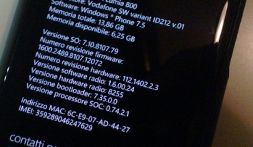 [Guida] Come aggiornare manualmente il Nokia Lumia 800 al firmware 1600.2489.8107.12072