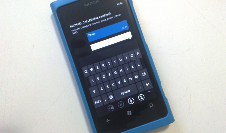 L’Hub Messaggi di Windows Phone consente ora di inviare i messaggi di Facebook anche a contatti offline
