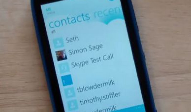 Skype su Nokia Lumia 610