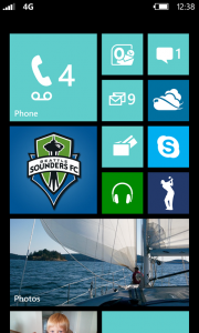 Start Screen Windows Phone 8