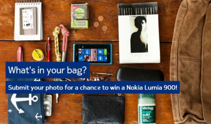 Mostra a Nokia il contenuto della tua borsa e vinci un Lumia 900!