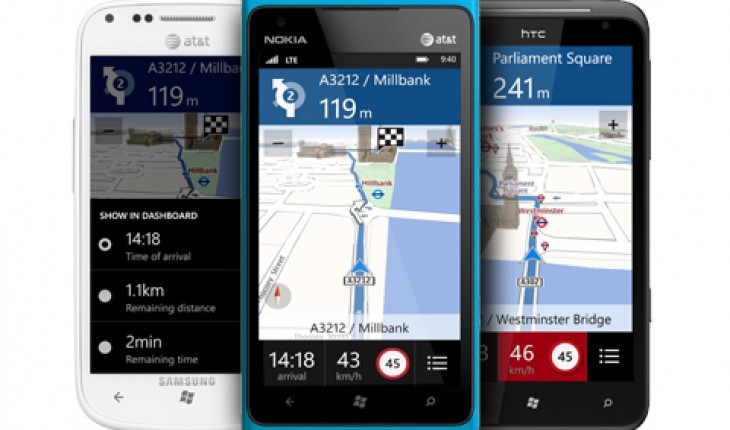 Nokia Drive con navigazione turn-by-turn sarà disponibile su tutti i device Windows Phone 8