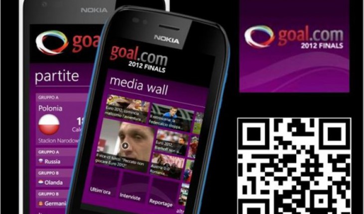 Goal.com 2012 Finals, l’app per seguire gli Europei di calcio sul tuo Nokia Lumia!