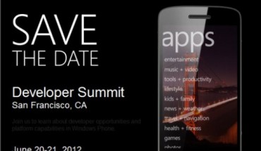 Al via il Developer Summit, sarà l’occasione per annunciare Windows Phone 8?