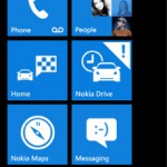 Nokia Drive 3.0 - Tile in Startscreen