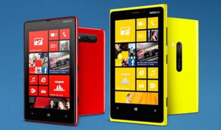 Nokia Lumia 920 e Nokia Lumia 820 disponibili da metà novembre a 599 e 499 Euro
