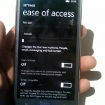 Ease of Access Settings