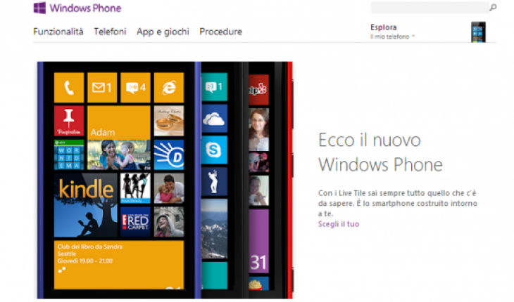 Windows Phone 8, attivata la pagina dedicata al supporto sul sito ufficiale