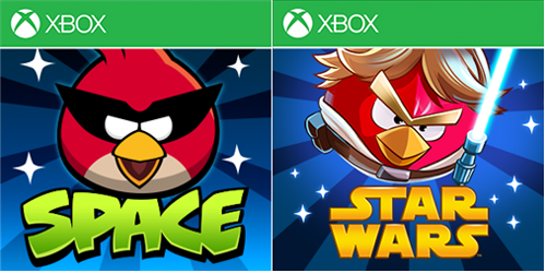 Angry Birds Space e Angry Birds Star Wars