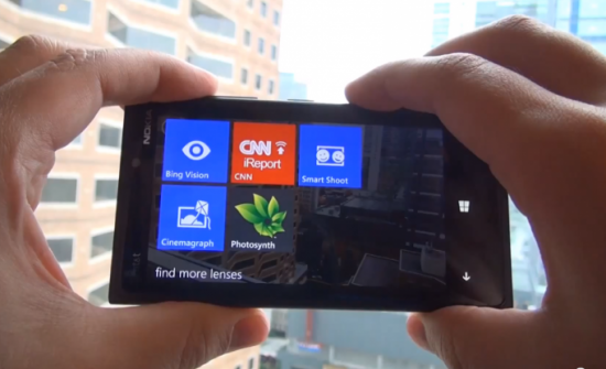 Camera Lenses su Windows Phone 8