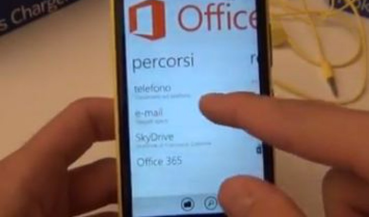 Nokia Lumia 920, video dimostrativo su Office Mobile e client Email