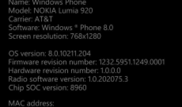 Changelog ufficiale dell’update v8.0.10211.204 di Windows Phone 8