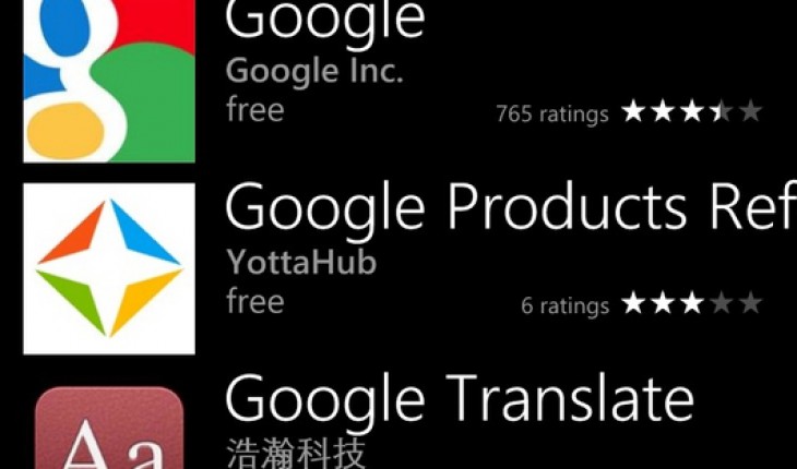 Petizione online per chiedere a Google di sviluppare app per Windows Phone