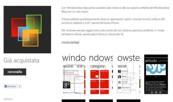 Windows Phone Store, attivato il download dei file XAP per installare le app tramite scheda SD