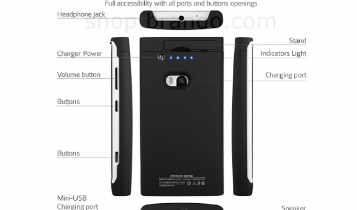 Brando realizza una batteria-cover da 2200 mAh per il Nokia Lumia 920