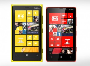 Nokia Lumia 920 e Nokia Lumia 820