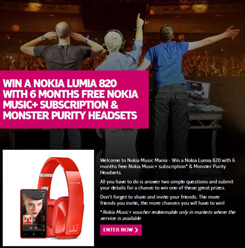 Nokia Music Mania Contest