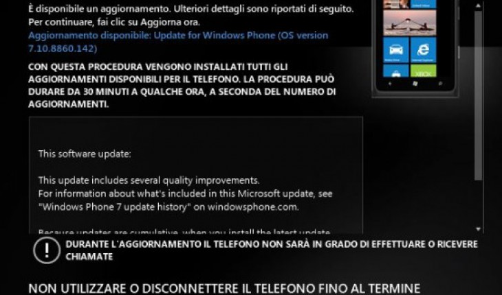 Windows Phone 7.8, nuovo firmware update v7.10.8860.142 disponibile al download [Aggiornato]