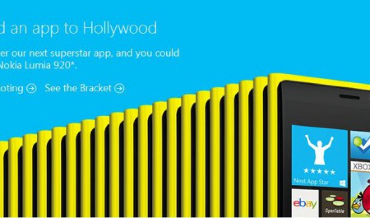 Next AppStar Contest, vota l’app migliore del Windows Phone Store e vinci un Nokia Lumia 920!