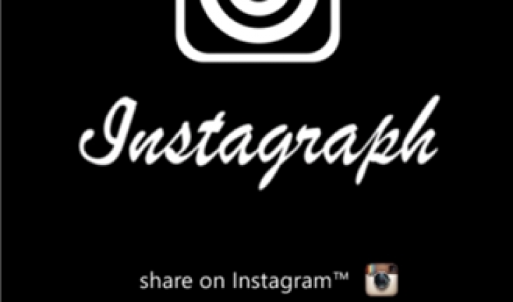 Instagraph per Windows Phone 8 disponibile sullo Store a 2,49 Euro