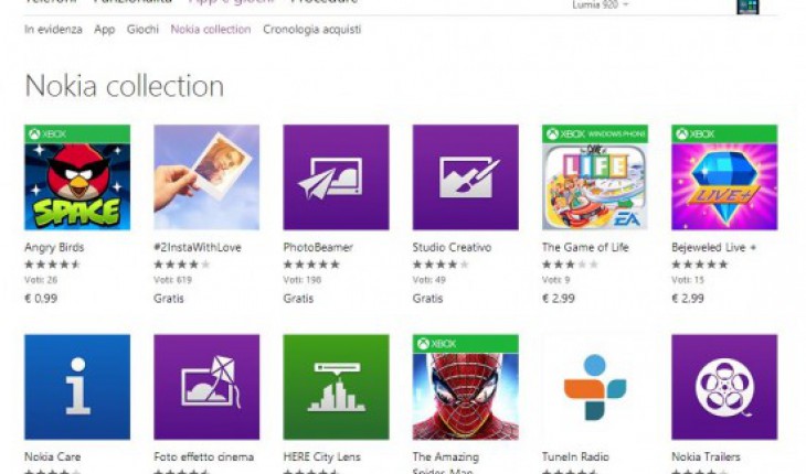 Le App esclusive dei vari OEM ora disponibili anche nella versione web del Windows Phone Store