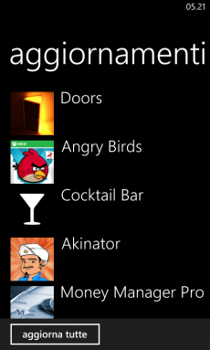 Updates Windows Phone Store