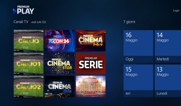 Premium Play per PC e Tablet Windows 8 disponibile al download sullo Store