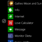 Nokia sWiPe - Menu completo