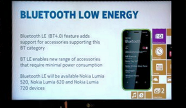 Supporto al Bluetooth v4.0 sui device Lumia con il firmware update Amber
