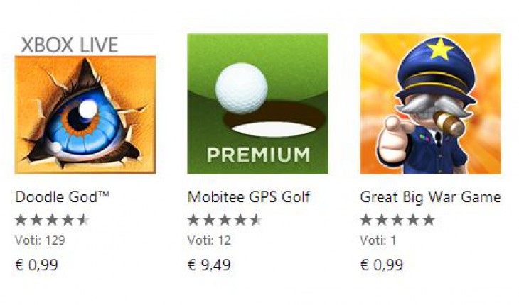 Red Stripe Deals: Doodle God (gioco Xbox), Mobitee GPS Golf e Great Big War Game disponibili a prezzi scontati