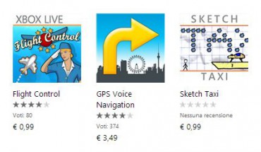 Red Stripe Deals: Flight Control (gioco Xbox), GPS Voice Navigation e Sketch Taxi disponibili a prezzi scontati