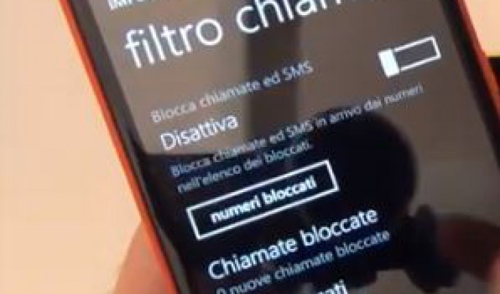 Filtro Chiamate ed SMS per device Lumia WP8 si aggiorna alla versione 1.7.1.4