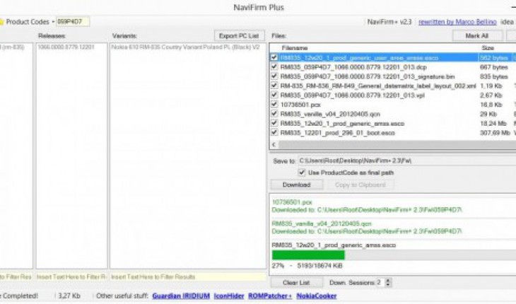 Il software NaviFirm+ per il download dei firmware dei device Nokia passa alla versione 2.6