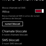 Filtro Chiamate ed SMS